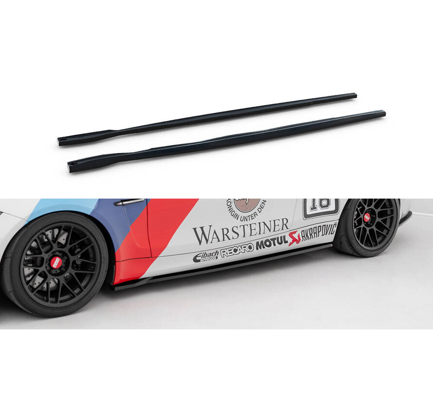 Maxton Design Side Skirts Diffusers BMW 1 M Coupe E82