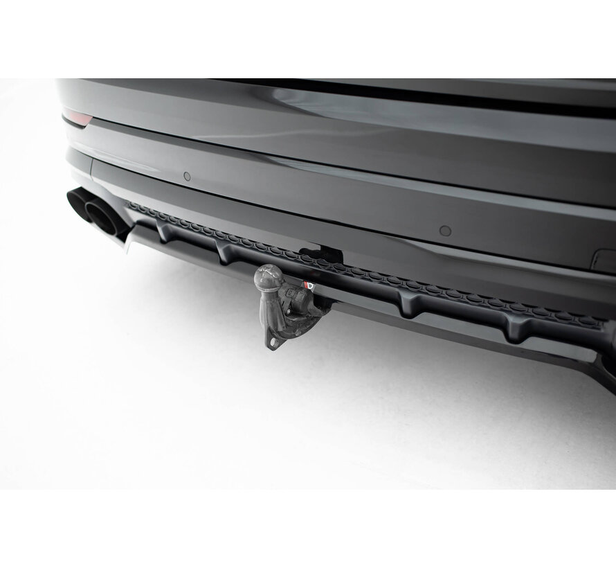 Maxton Design Rear Splitter (with vertical bars) V.2 Audi SQ8 / Q8 S-Line Mk1 Facelift
