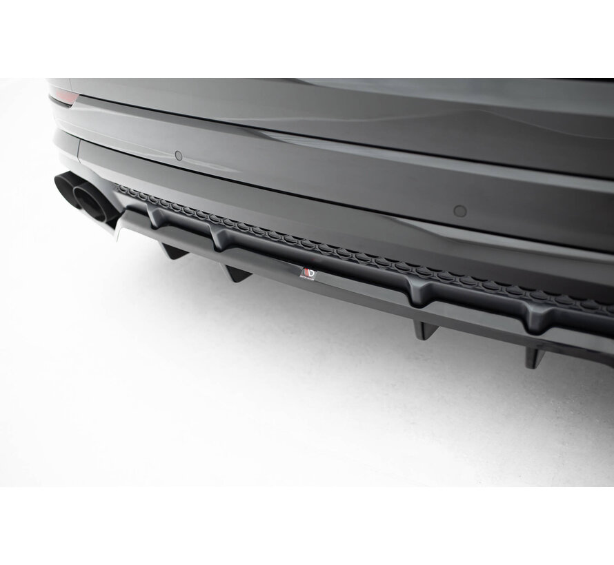 Maxton Design Rear Splitter (with vertical bars) V.2 Audi SQ8 / Q8 S-Line Mk1 Facelift