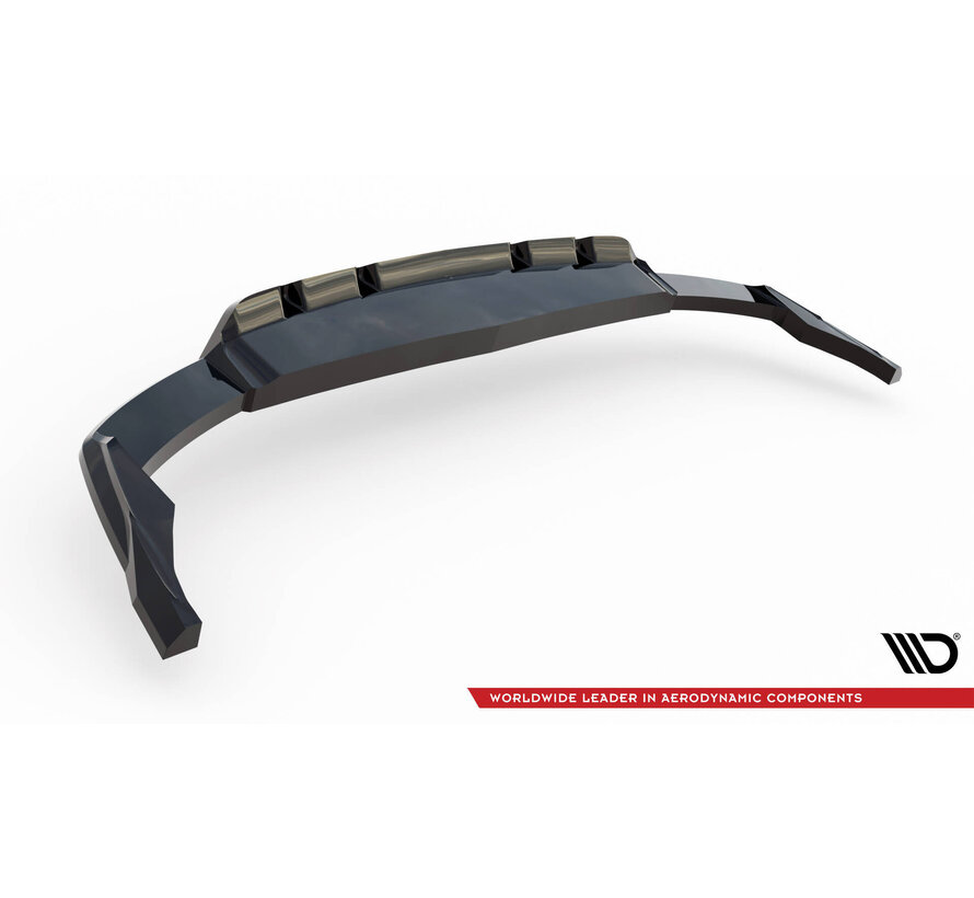 Maxton Design Rear Splitter (with vertical bars) V.2 Audi SQ8 / Q8 S-Line Mk1 Facelift