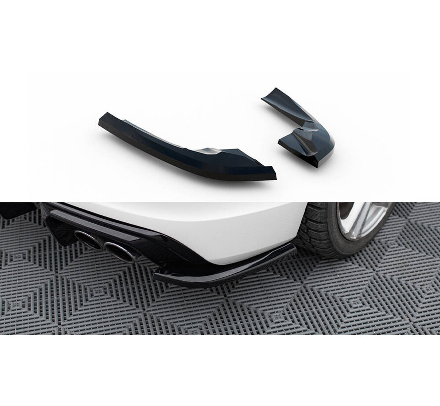 Maxton Design Rear Side Splitters Audi S3 Sportback 8V