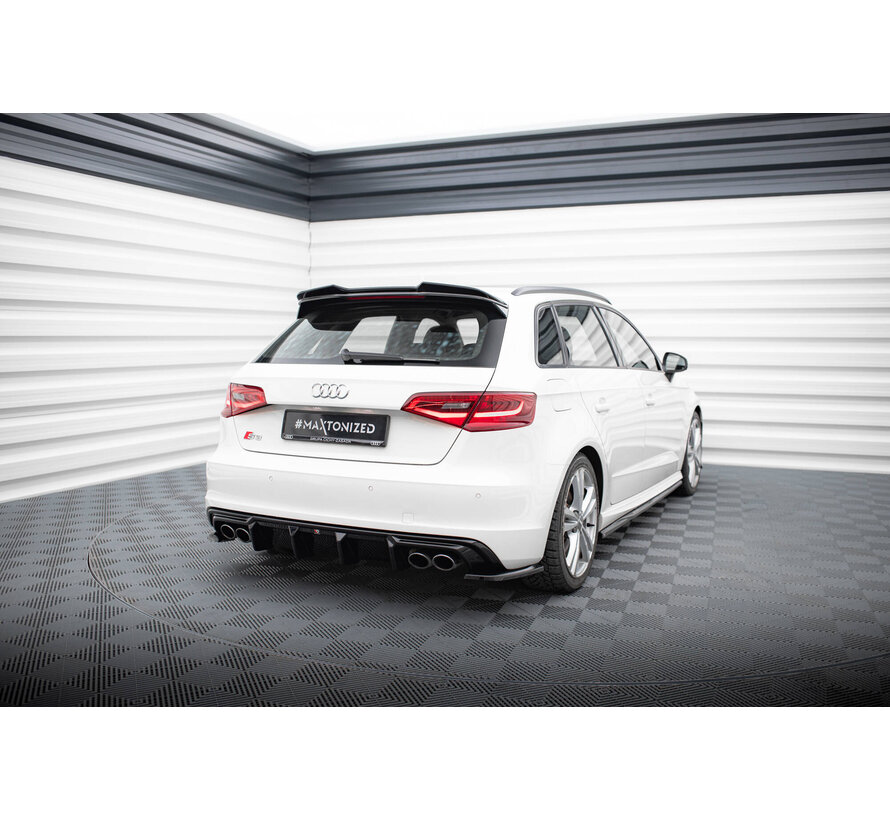 Maxton Design Rear Side Splitters Audi S3 Sportback 8V