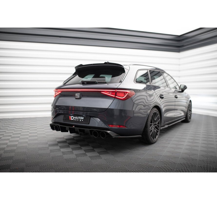 Maxton Design Rear Side Splitters V.2 Seat Leon ST FR Mk4