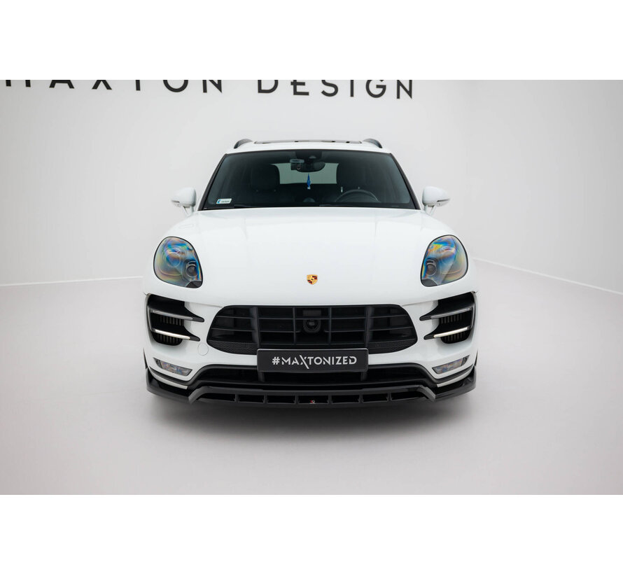 Maxton Design Front Splitter Porsche Macan Turbo Mk1