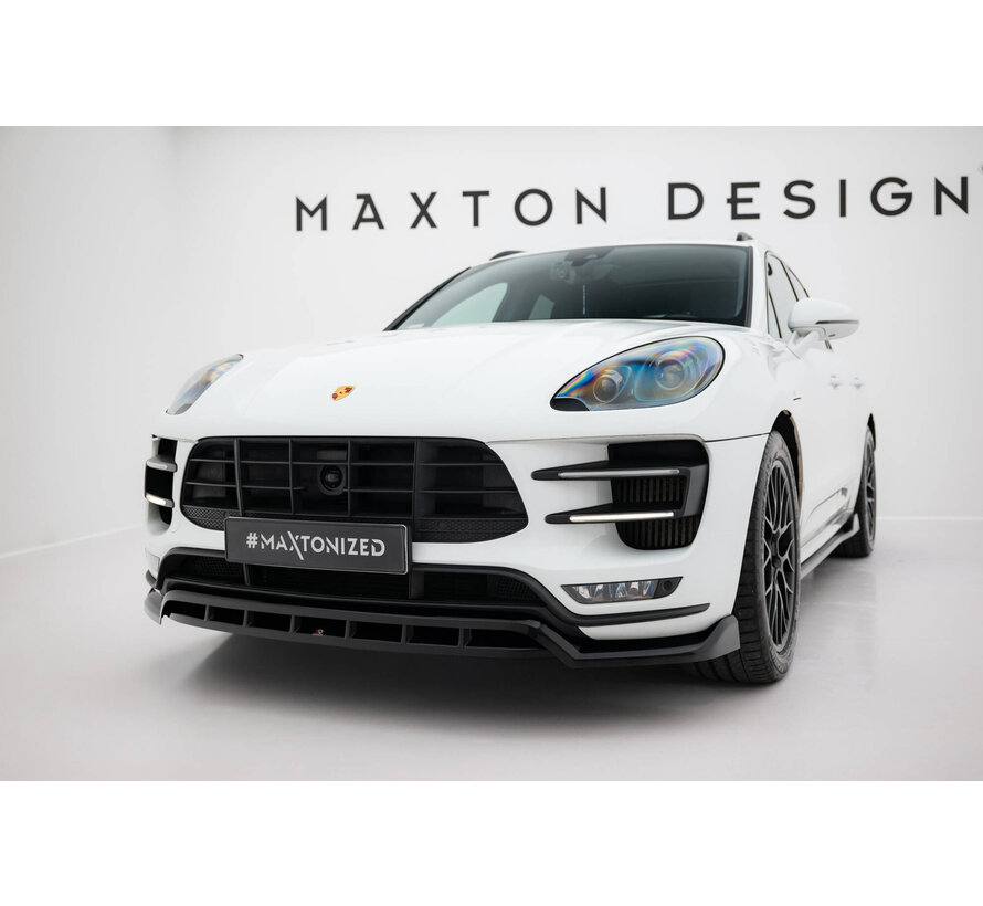Maxton Design Front Splitter Porsche Macan Turbo Mk1