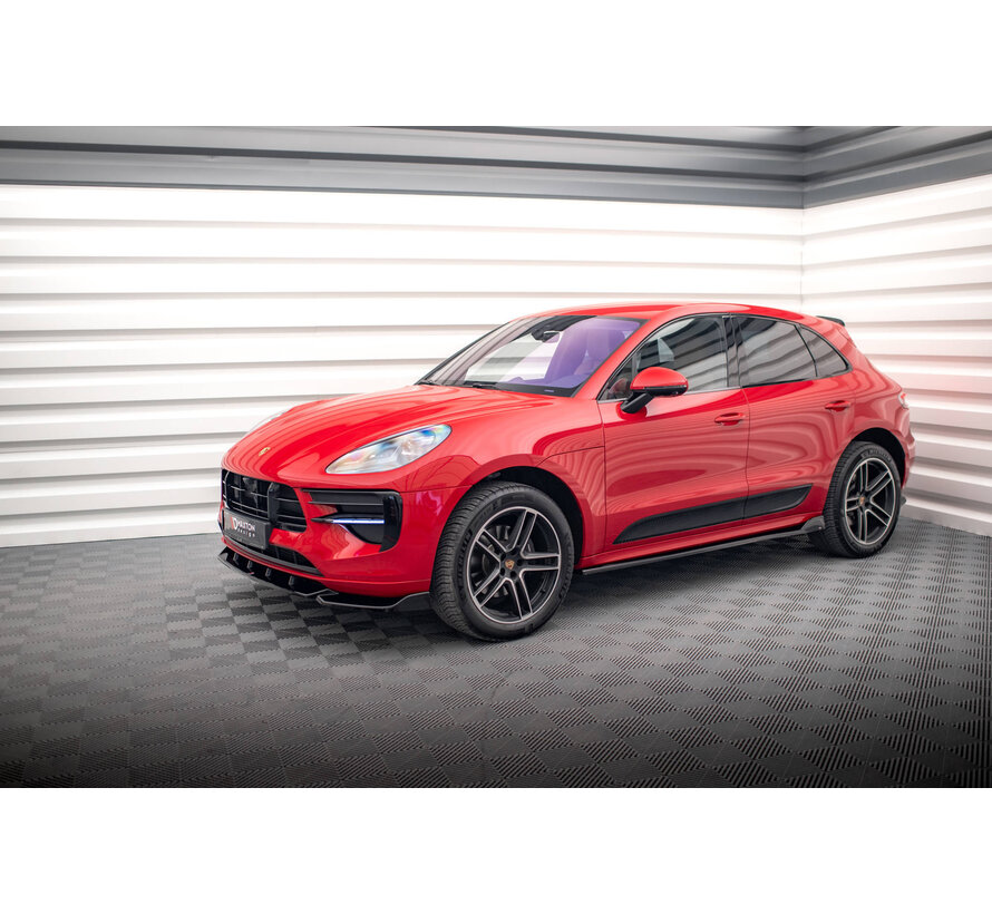 Maxton Design Set of Splitters Porsche Macan GTS / Sport Design Mk1 Facelift