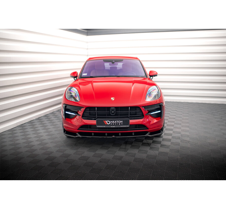 Maxton Design Set of Splitters Porsche Macan GTS / Sport Design Mk1 Facelift