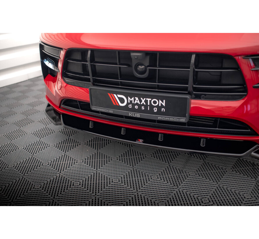 Maxton Design Set of Splitters Porsche Macan GTS / Sport Design Mk1 Facelift