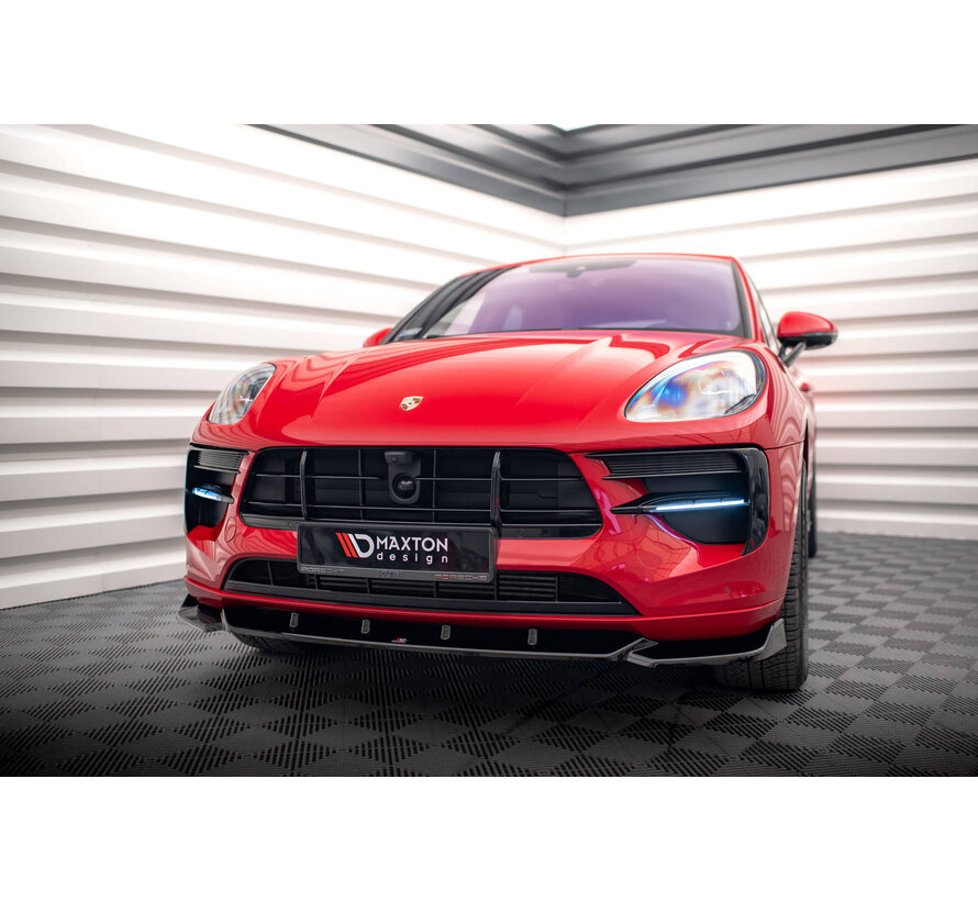 Maxton Design Set of Splitters Porsche Macan GTS / Sport Design Mk1 Facelift