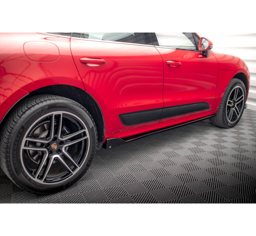 Maxton Design Set of Splitters Porsche Macan GTS / Sport Design Mk1 Facelift