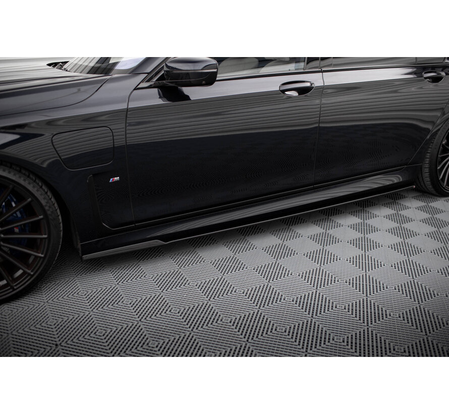 Maxton Design Side Skirts Diffusers V.2  for BMW 7 Long M-Pack G12