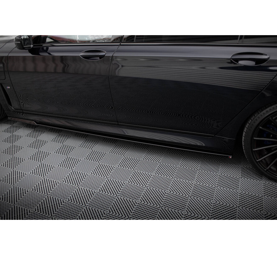 Maxton Design Side Skirts Diffusers V.2  for BMW 7 Long M-Pack G12