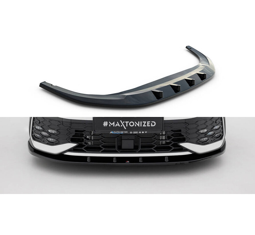 Maxton Design Front Splitter V.1 Volkswagen Golf GTI / GTE / R-Line Mk8 Facelift