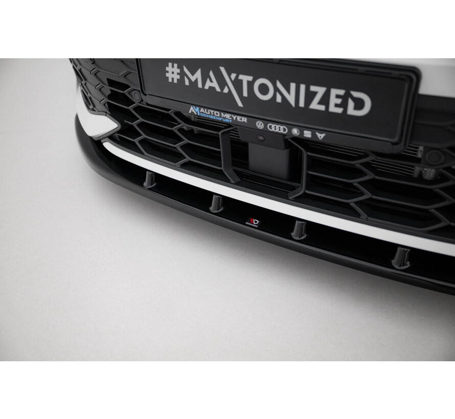 Maxton Design Front Splitter V.1 Volkswagen Golf GTI / GTE / R-Line Mk8 Facelift