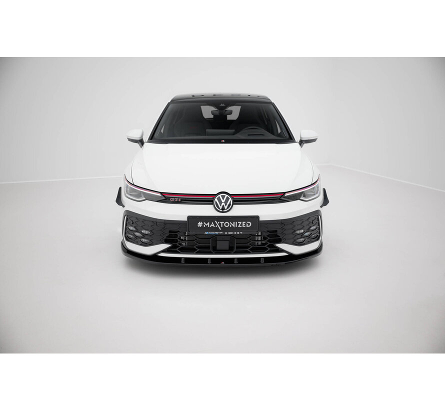 Maxton Design Front Splitter V.1 Volkswagen Golf GTI / GTE / R-Line Mk8 Facelift