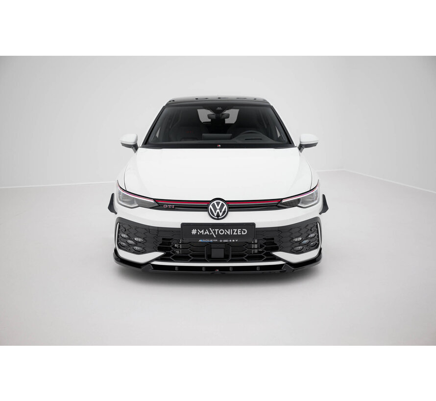 Maxton Design Front Splitter V.2 Volkswagen Golf GTI / GTE / R-Line Mk8 Facelift