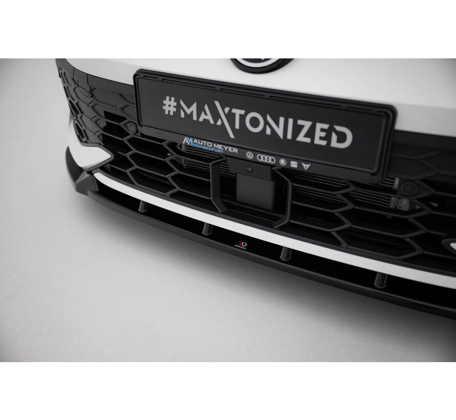 Maxton Design Front Splitter V.2 Volkswagen Golf GTI / GTE / R-Line Mk8 Facelift