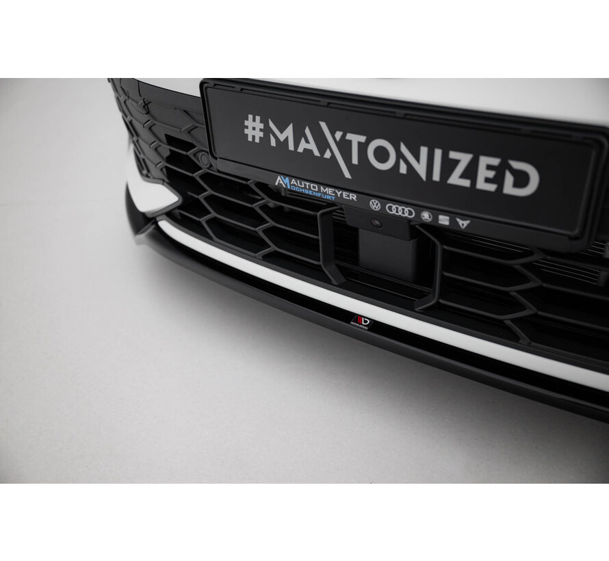 Maxton Design Front Splitter V.3 Volkswagen Golf GTI / GTE / R-Line Mk8 Facelift