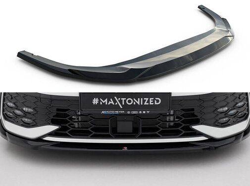 Maxton Design Maxton Design Front Splitter V.4 Volkswagen Golf GTI / GTE / R-Line Mk8 Facelift