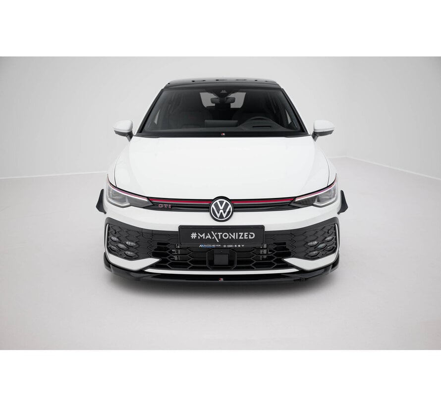 Maxton Design Front Splitter V.4 Volkswagen Golf GTI / GTE / R-Line Mk8 Facelift