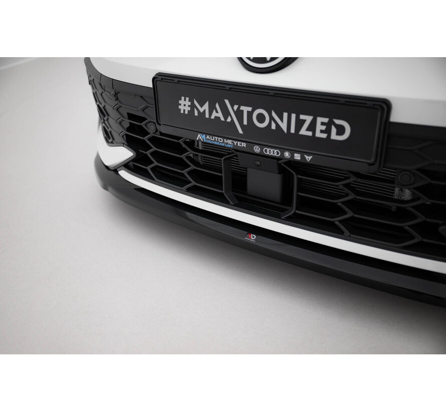 Maxton Design Front Splitter V.4 Volkswagen Golf GTI / GTE / R-Line Mk8 Facelift