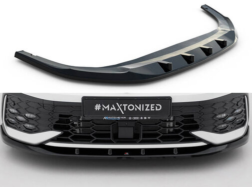 Maxton Design Maxton Design Front Splitter V.5 Volkswagen Golf GTI / GTE / R-Line Mk8 Facelift