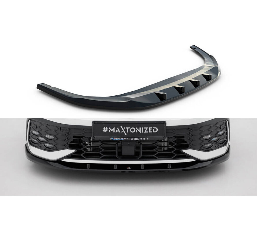 Maxton Design Front Splitter V.5 Volkswagen Golf GTI / GTE / R-Line Mk8 Facelift