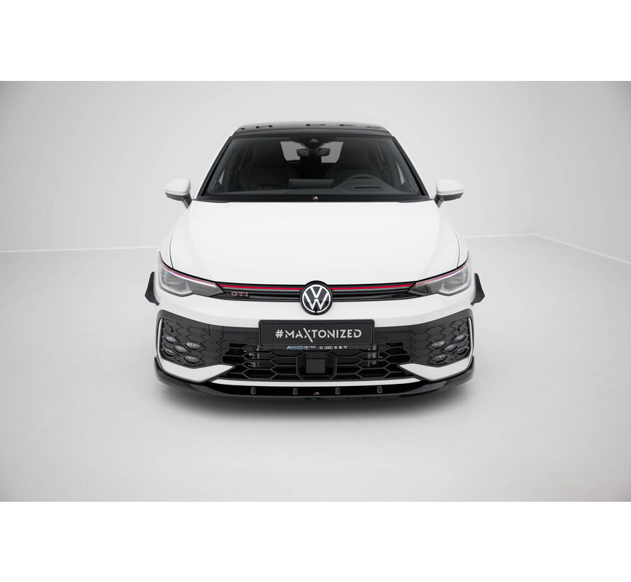 Maxton Design Front Splitter V.5 Volkswagen Golf GTI / GTE / R-Line Mk8 Facelift