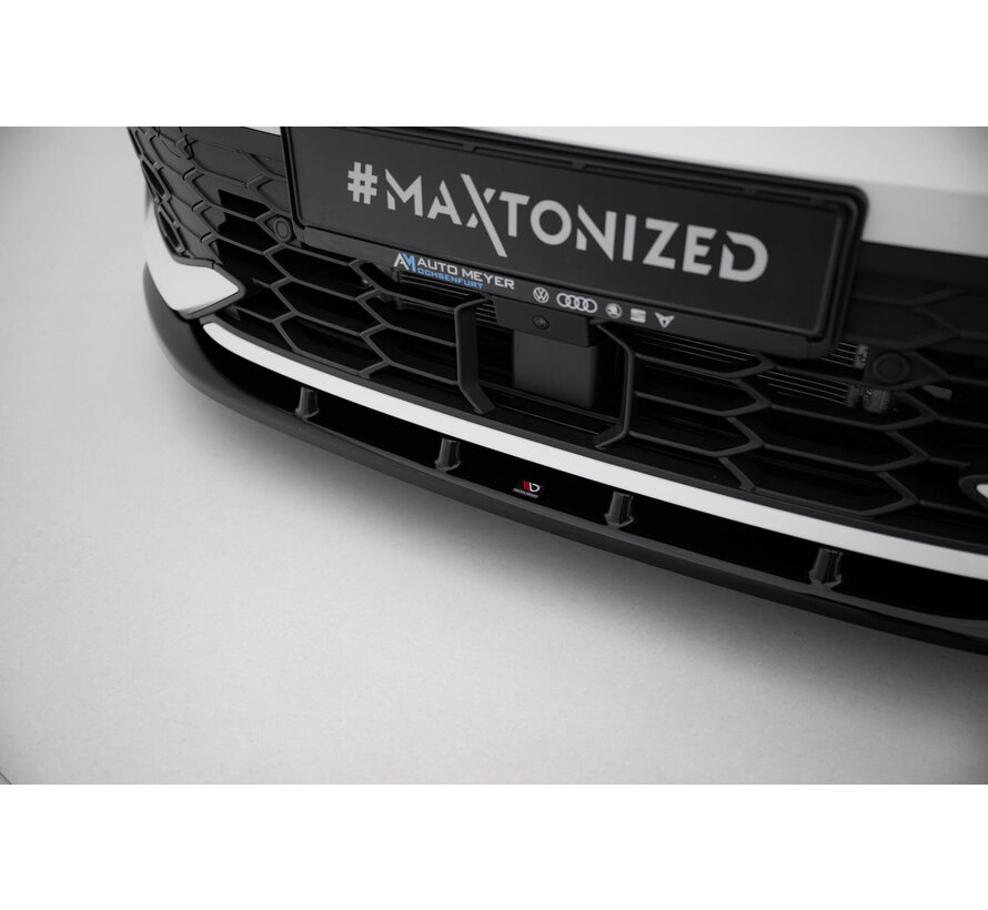 Maxton Design Front Splitter V.5 Volkswagen Golf GTI / GTE / R-Line Mk8 Facelift