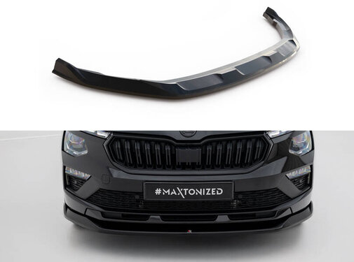 Maxton Design Maxton Design Front Splitter V.1 Skoda Kamiq Monte Carlo Mk1 Facelift