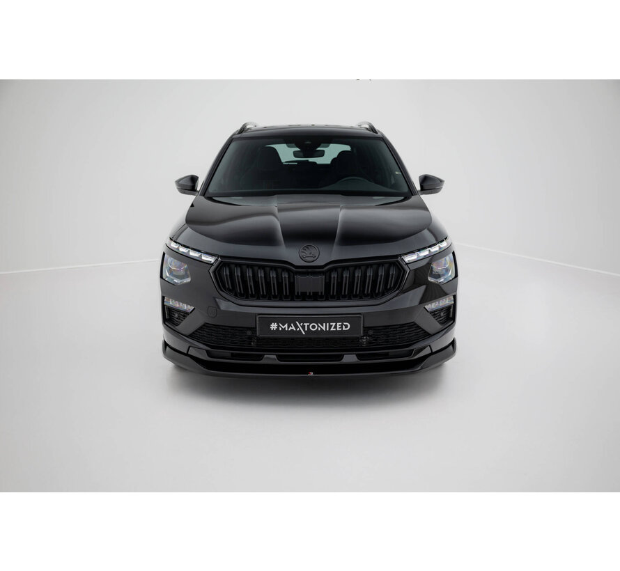 Maxton Design Front Splitter V.1 Skoda Kamiq Monte Carlo Mk1 Facelift