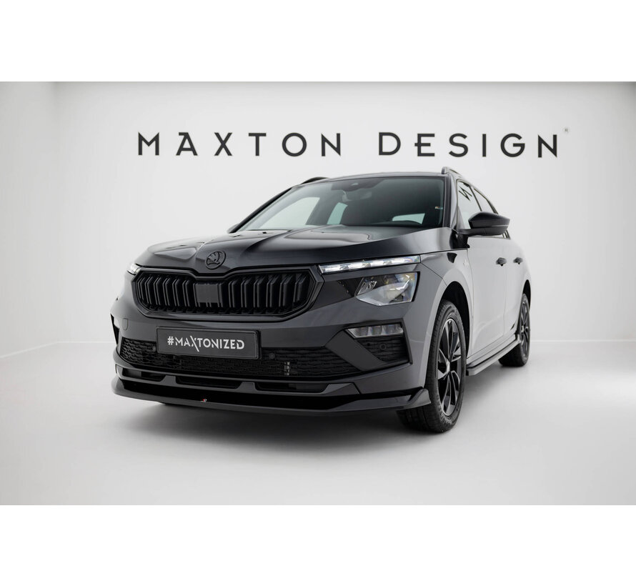 Maxton Design Front Splitter V.1 Skoda Kamiq Monte Carlo Mk1 Facelift