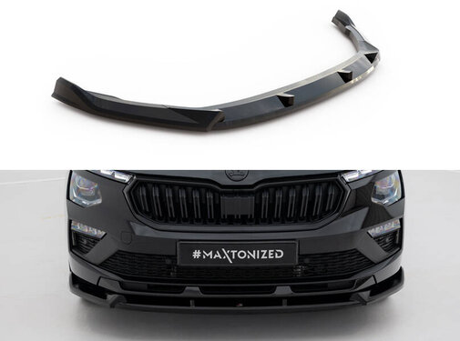 Maxton Design Maxton Design Front Splitter V.2 Skoda Kamiq Monte Carlo Mk1 Facelift