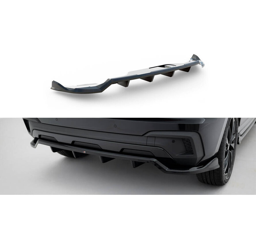 Maxton Design Rear Splitter (with vertical bars) Skoda Kamiq Monte Carlo Mk1 Facelift