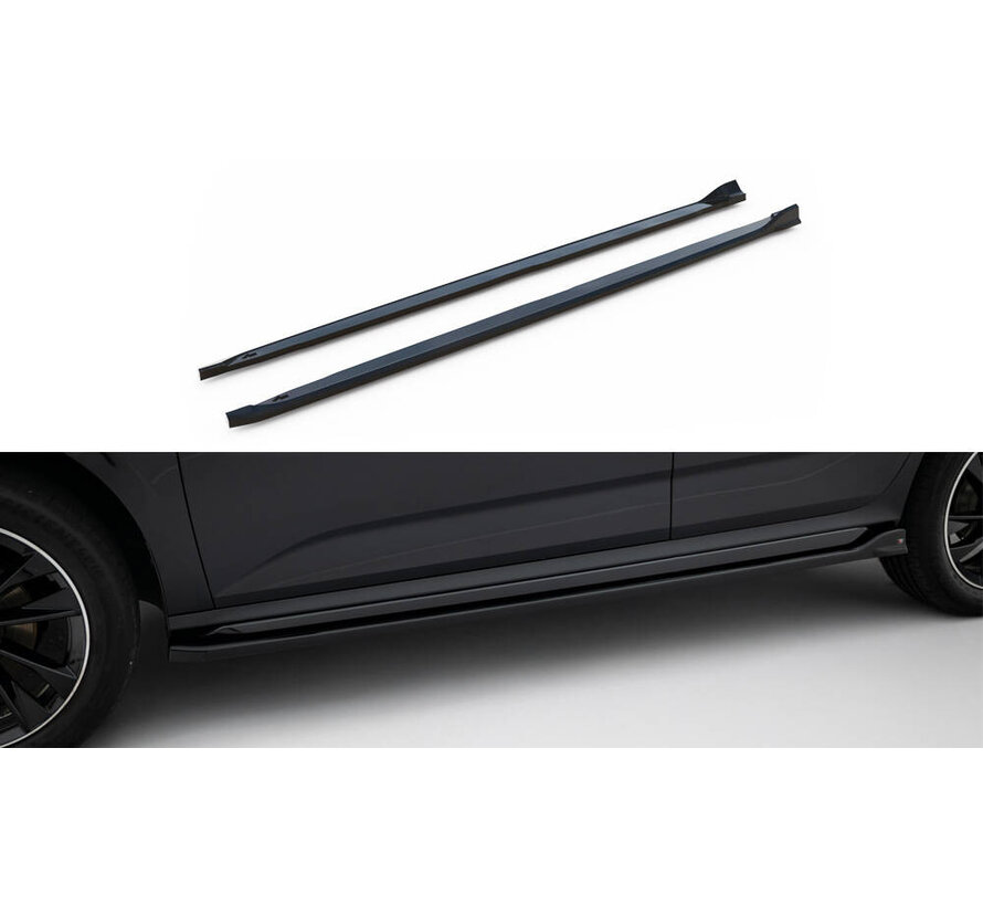 Maxton Design Side Skirts Diffusers Skoda Kamiq Monte Carlo Mk1 Facelift