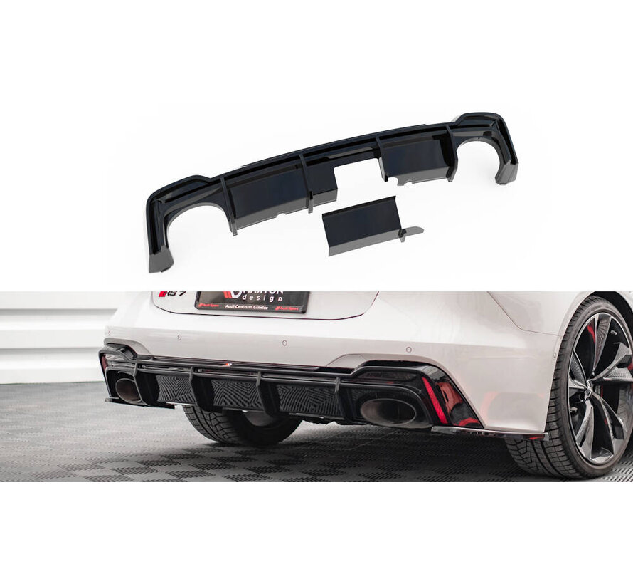 Maxton Design Rear Valance Audi RS7 C8  (Version with towbar)