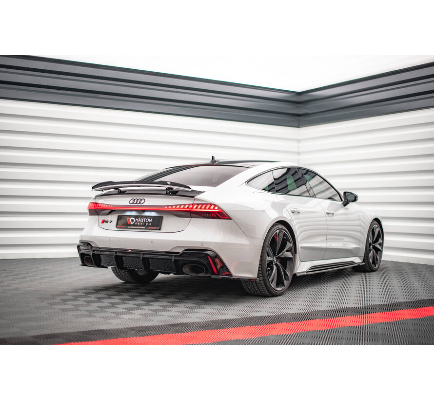 Maxton Design Rear Valance Audi RS7 C8  (Version with towbar)