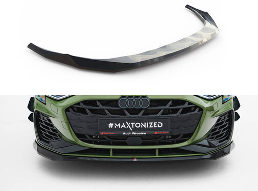 Maxton Design Maxton Design Front Splitter V.2 Audi S3 Sportback / A3 S-line Sportback  8Y Facelift