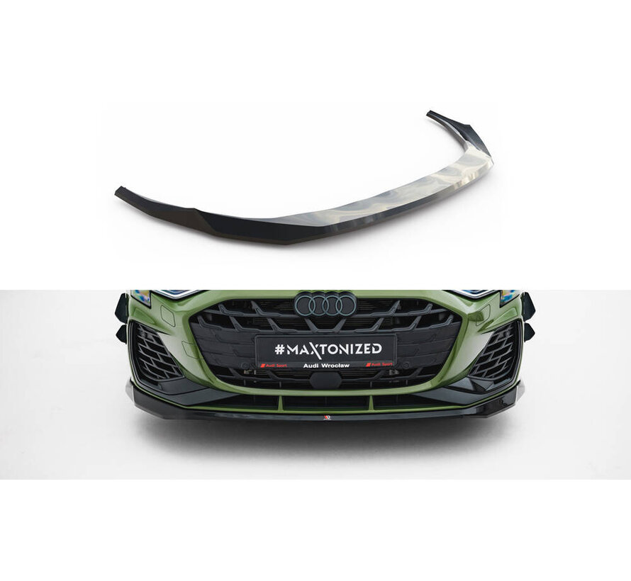 Maxton Design Front Splitter V.2 Audi S3 Sportback / A3 S-line Sportback  8Y Facelift