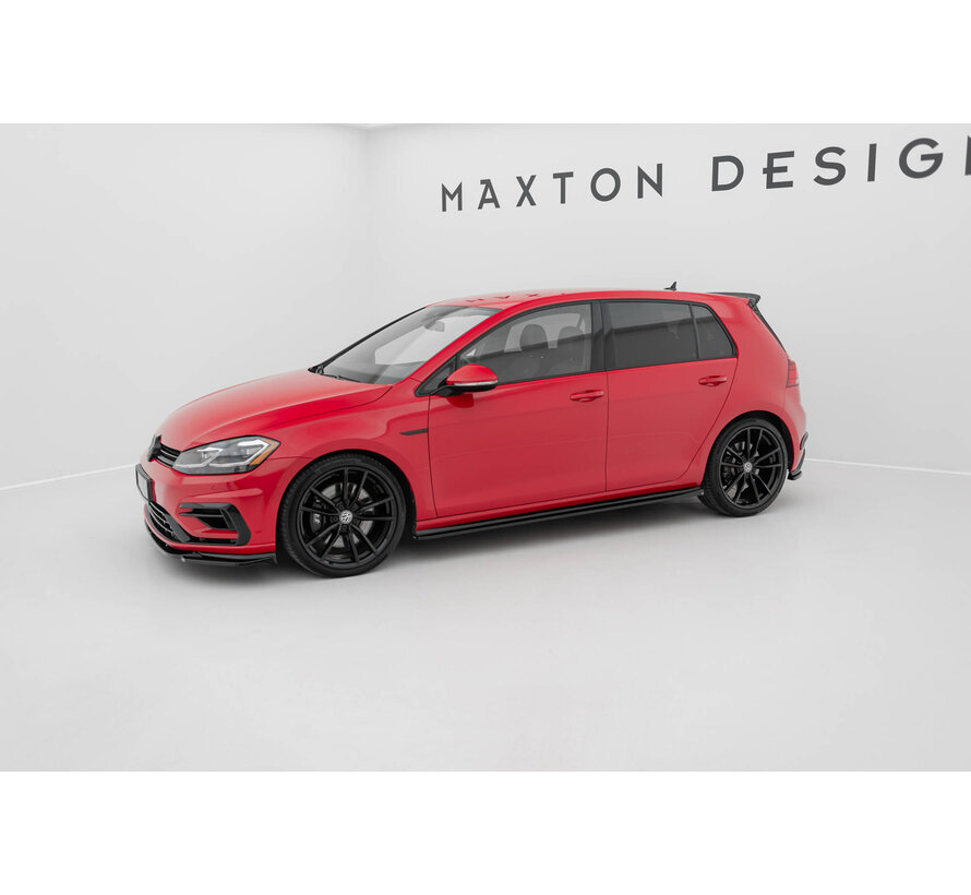 Maxton Design Set of Splitters V.2 Volkswagen Golf R Hatchback Mk7 Facelift