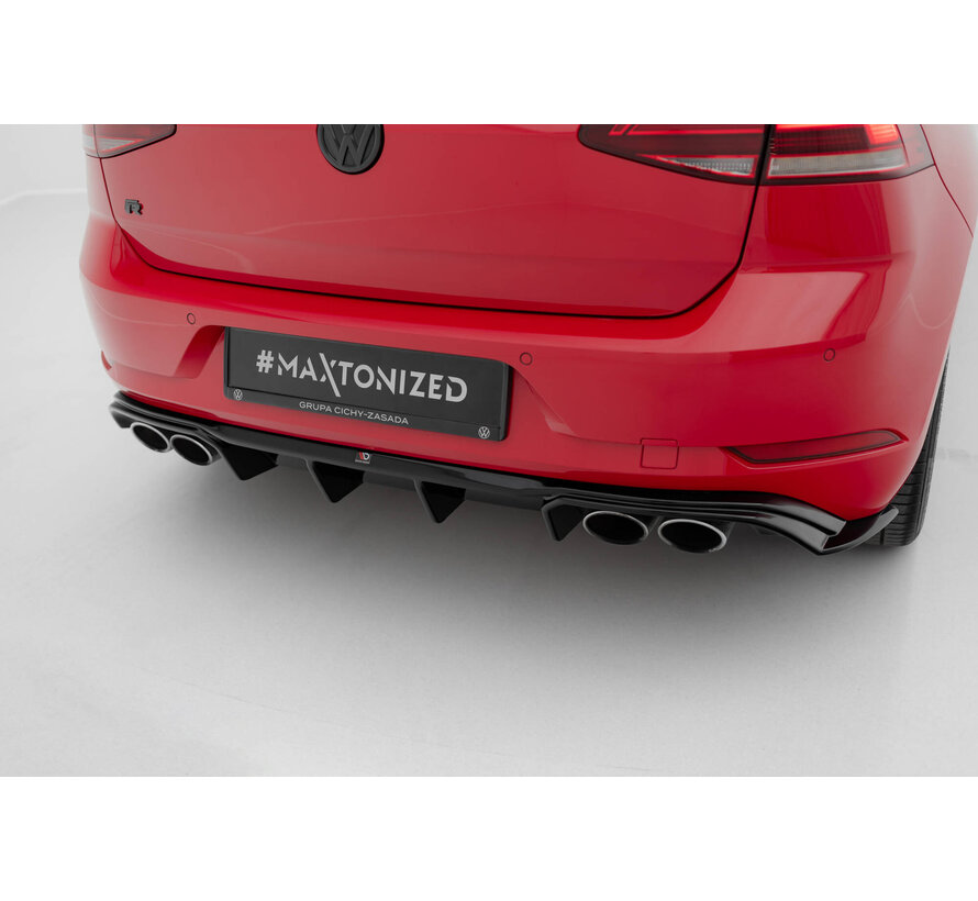 Maxton Design Set of Splitters V.2 Volkswagen Golf R Hatchback Mk7 Facelift