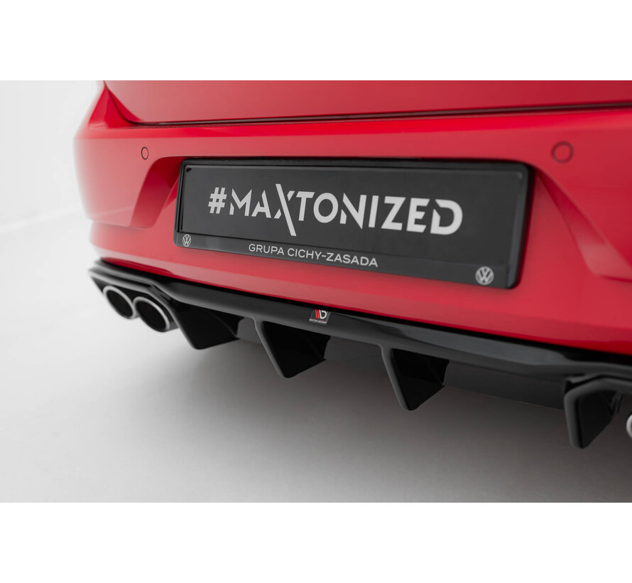 Maxton Design Set of Splitters V.2 Volkswagen Golf R Hatchback Mk7 Facelift