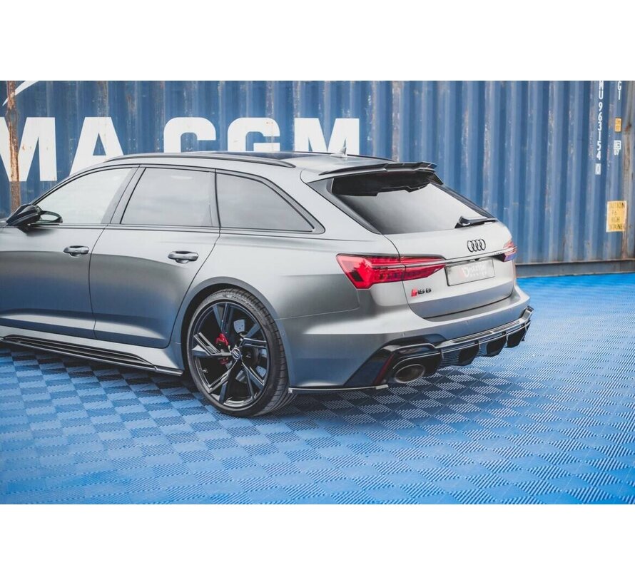 Maxton Design Rear Side Splitters V.2 Audi RS6 C8