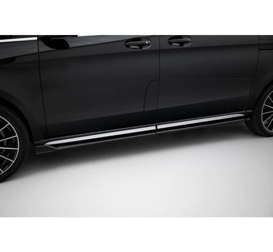 Maxton Design Side Skirts Diffusers Mercedes-Benz V-Class Long AMG-Line W447 Facelift 2
