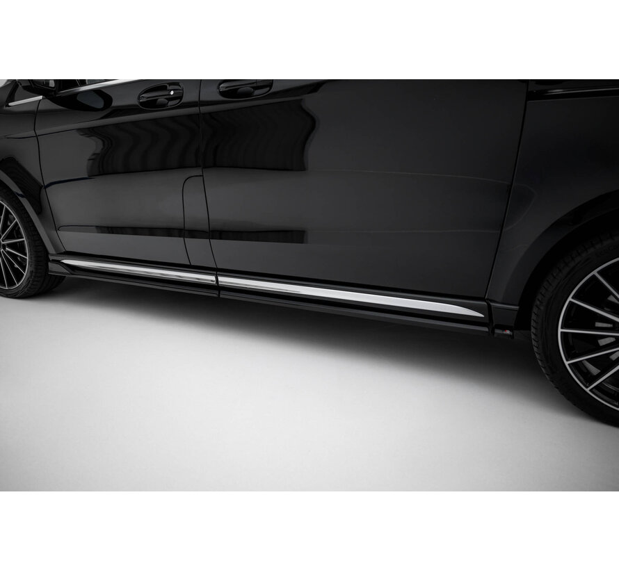 Maxton Design Side Skirts Diffusers Mercedes-Benz V-Class Long AMG-Line W447 Facelift 2