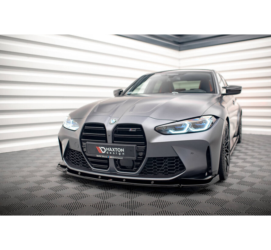 Maxton Design Front Splitter V.3 passend voor BMW M3 Sedan / Touring G80 / G81