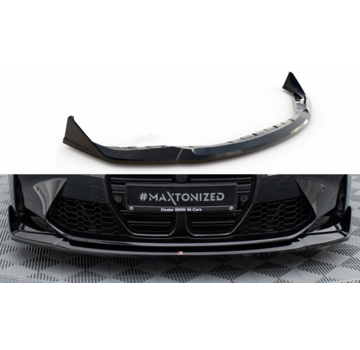 Maxton Design Maxton Design Front Splitter V.4 CSL Look BMW M3 Sedan / Touring G80 / G81