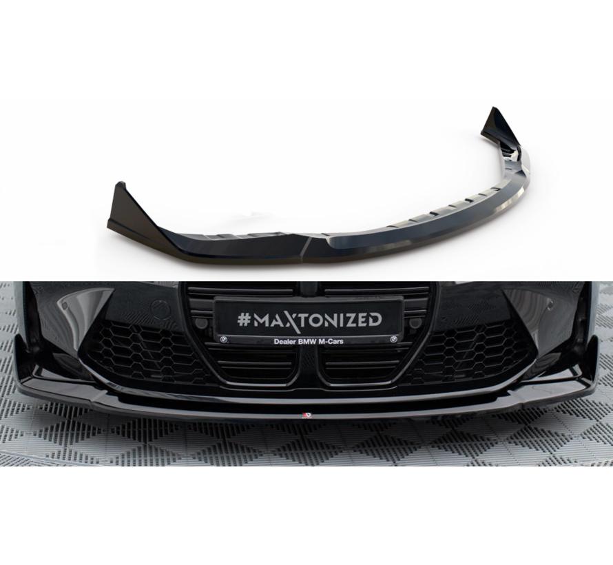 Maxton Design Front Splitter V.4 CSL Look BMW M3 Sedan / Touring G80 / G81