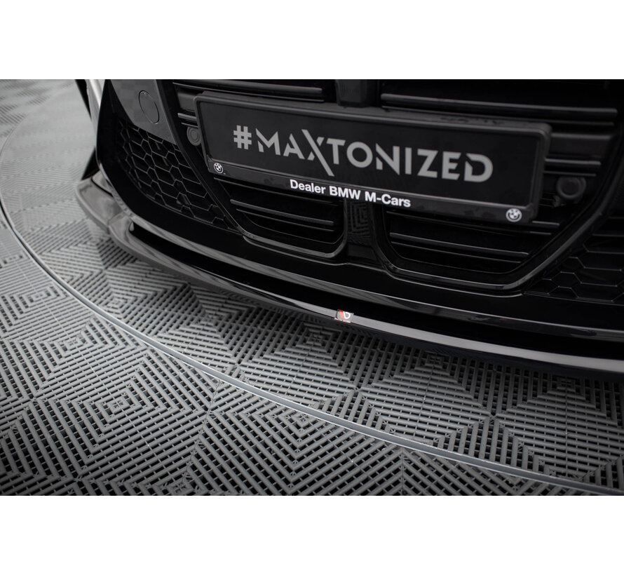 Maxton Design Front Splitter V.4 CSL Look BMW M3 Sedan / Touring G80 / G81