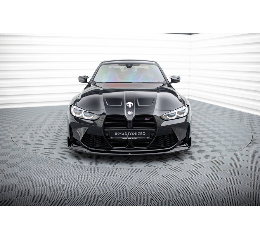 Maxton Design Front Splitter V.4 CSL Look BMW M3 Sedan / Touring G80 / G81